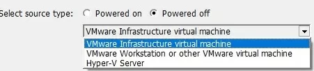 convert virtual machine v2v