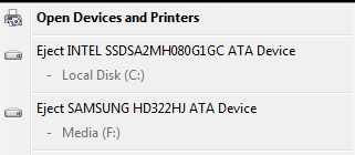 Internal hard drives showing as removable in Windows 10