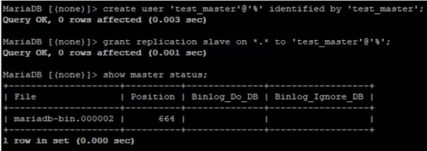 mariadb get bin_log for replication partner