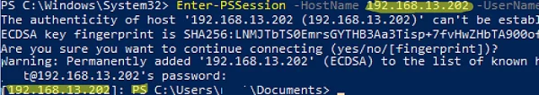 using powershell remoting over ssh